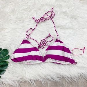 Aerie Women's Purple Bathing Suit Top Size: Medium